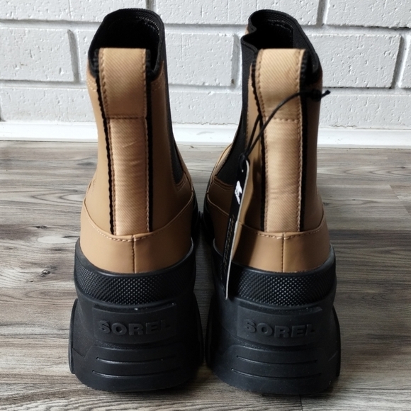 Sorel Brex Chelsea Boot Waterproof Tawny Buff Black LL6060-253 - Picture 3 of 6